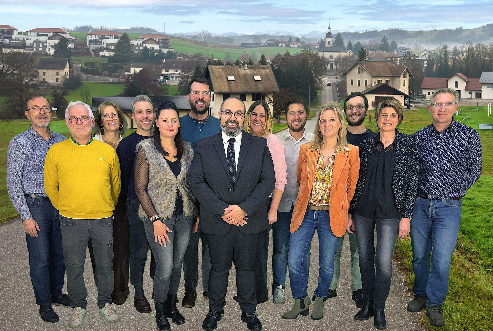 Photo de groupe de l'équipe Jean-Luc Bichet